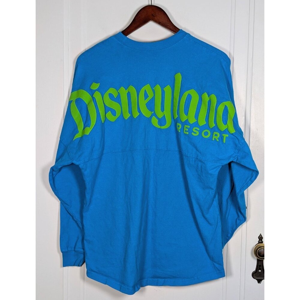 Disneyland Resort Oversized Spirit Jersey Shirt Size Small Adult Turquoise Blue - Picture 2 of 3